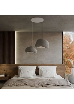 ABERTO DESIGN Lampa wisząca w kolorze szarym - 75 x 120 cm ze sklepu Limango Polska w kategorii Oświetlenie - zdjęcie 187710351