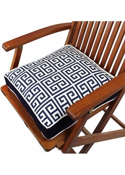 ABERTO DESIGN Poduszka w kolorze granatowo-białym ze sklepu Limango Polska w kategorii Poduszki dekoracyjne - zdjęcie 187710644