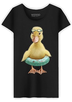 WOOOP Koszulka &quot;Duck Bouee&quot; w kolorze czarnym ze sklepu Limango Polska w kategorii Bluzki damskie - zdjęcie 187710750