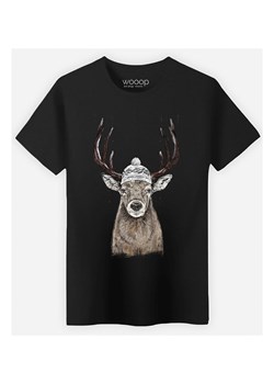 WOOOP Koszulka &quot;Let&apos;s Go Outside&quot; w kolorze czarnym ze sklepu Limango Polska w kategorii T-shirty męskie - zdjęcie 187710793