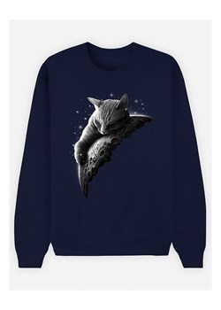 WOOOP Bluza &quot;Moon Cat&quot; w kolorze granatowym ze sklepu Limango Polska w kategorii Bluzy damskie - zdjęcie 187710842
