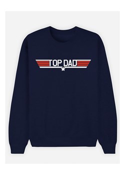 WOOOP Bluza &quot;Top Dad&quot; w kolorze granatowym ze sklepu Limango Polska w kategorii Bluzy męskie - zdjęcie 187710872