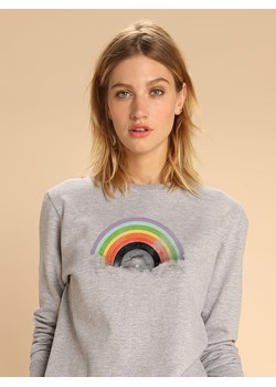 WOOOP Bluza &quot;Rainbow Classics&quot; w kolorze szarym ze sklepu Limango Polska w kategorii Bluzy damskie - zdjęcie 187710910