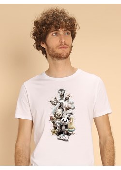 WOOOP Koszulka &quot;Zoo Escape&quot; w kolorze białym ze sklepu Limango Polska w kategorii T-shirty męskie - zdjęcie 187710912