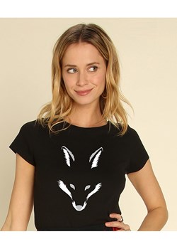 WOOOP Koszulka &quot;Foxy Shape&quot; w kolorze czarnym ze sklepu Limango Polska w kategorii Bluzki damskie - zdjęcie 187710930