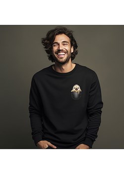 WOOOP Bluza &quot;Pocket Sloth&quot; w kolorze czarnym ze sklepu Limango Polska w kategorii Bluzy męskie - zdjęcie 187710950