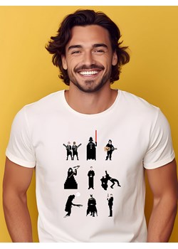 WOOOP Koszulka &quot;Men in Black&quot; w kolorze białym ze sklepu Limango Polska w kategorii T-shirty męskie - zdjęcie 187710954