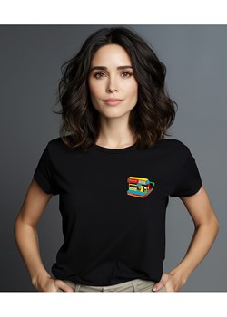 WOOOP Koszulka &quot;Captures great moments&quot; w kolorze czarnym ze sklepu Limango Polska w kategorii Bluzki damskie - zdjęcie 187710980