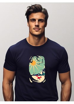 WOOOP Koszulka w kolorze granatowym ze sklepu Limango Polska w kategorii T-shirty męskie - zdjęcie 187711021