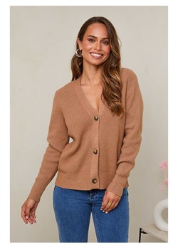 Soft Cashmere Kardigan w kolorze karmelowym ze sklepu Limango Polska w kategorii Swetry damskie - zdjęcie 187711114