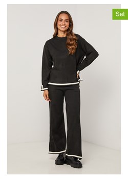 Soft Cashmere 2-częściowy zestaw w kolorze czarnym ze sklepu Limango Polska w kategorii Swetry damskie - zdjęcie 187711494