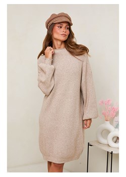 Soft Cashmere Sukienka dzianinowa w kolorze beżowym ze sklepu Limango Polska w kategorii Sukienki - zdjęcie 187711642