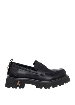 Patrizia Pepe Skórzane mokasyny w kolorze czarnym ze sklepu Limango Polska w kategorii Mokasyny damskie - zdjęcie 187712813