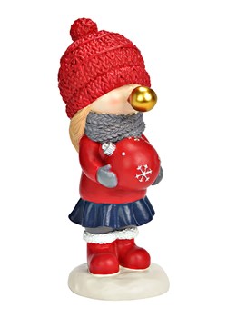 G. Wurm Figurka dekoracyjna &quot;Child&quot; w kolorze czerwonym - 8 x 23 x 10 cm ze sklepu Limango Polska w kategorii Dekoracje - zdjęcie 187712901