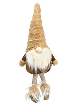 G. Wurm Figurka w kolorze brązowo-beżowym do siedzenia na krawędzi - 21 x 55 x 14 cm ze sklepu Limango Polska w kategorii Dekoracje - zdjęcie 187712904