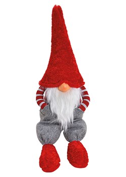 G. Wurm Figurka w kolorze czerwono-szarym do siedzenia na krawędzi - 22 x 60 x 18 cm ze sklepu Limango Polska w kategorii Dekoracje - zdjęcie 187712911