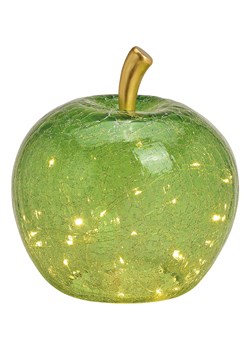 G. Wurm Dekoracja LED &quot;Apple&quot; w kolorze zielonym - wys. 24 x Ø 22 cm ze sklepu Limango Polska w kategorii Oświetlenie - zdjęcie 187712923