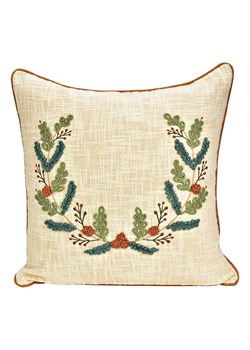 G. Wurm Poszewka &quot;Christmas Tree&quot; w kolorze beżowym na poduszkę - 45 x 45 cm ze sklepu Limango Polska w kategorii Poduszki dekoracyjne - zdjęcie 187712932