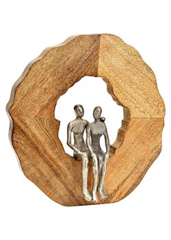 G. Wurm Figurka dekoracyjna w kolorze srebrno-jasnobrązowym - 30 x 33 x 8 cm ze sklepu Limango Polska w kategorii Dekoracje - zdjęcie 187712943