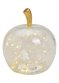 G. Wurm Dekoracja LED &quot;Apple&quot; w kolorze białym - wys. 30 x Ø 27 cm ze sklepu Limango Polska w kategorii Oświetlenie - zdjęcie 187712960