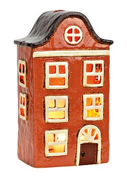 G. Wurm Świecznik &quot;House&quot; w kolorze jasnobrązowym - 13 x 22 x 9 cm ze sklepu Limango Polska w kategorii Świeczniki - zdjęcie 187712974