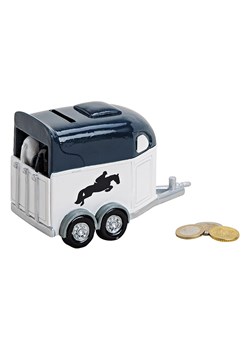 G. Wurm Skarbonka w kolorze biało-granatowym - 15 x 10 x 9 cm ze sklepu Limango Polska w kategorii Dekoracje - zdjęcie 187712991