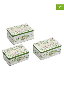 G. Wurm Pojemniki (3 szt.) &quot;Merry Christmas&quot; w kolorze biało-zielonym ze sklepu Limango Polska w kategorii Akcesoria i przechowywanie - zdjęcie 187713012