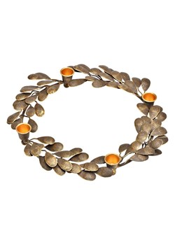 G. Wurm Świecznik w kolorze brązowym - 28 x 4 x 28 cm ze sklepu Limango Polska w kategorii Świeczniki - zdjęcie 187713031