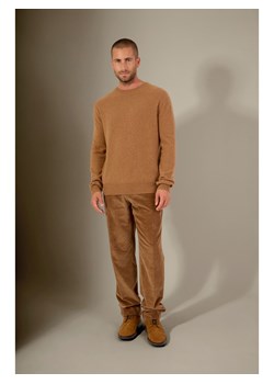 Perfect Cashmere Kaszmirowy sweter w kolorze jasnobrązowym ze sklepu Limango Polska w kategorii Swetry męskie - zdjęcie 187718480