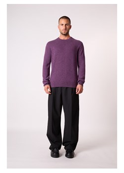 Perfect Cashmere Kaszmirowy sweter w kolorze fioletowym ze sklepu Limango Polska w kategorii Swetry męskie - zdjęcie 187718493