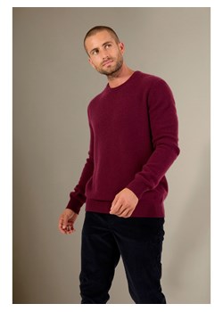 Perfect Cashmere Kaszmirowy sweter &quot;Eden&quot; w kolorze jagodowym ze sklepu Limango Polska w kategorii Swetry męskie - zdjęcie 187718552