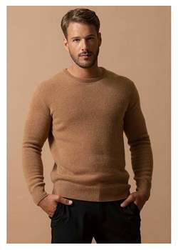 Perfect Cashmere Kaszmirowy sweter &quot;Eden&quot; w kolorze jasnobrązowym ze sklepu Limango Polska w kategorii Swetry męskie - zdjęcie 187718561