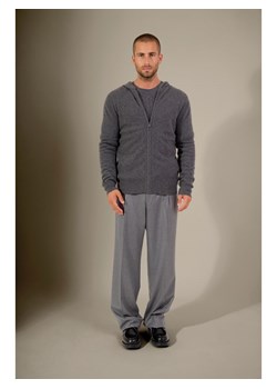 Perfect Cashmere Kaszmirowy kardigan w kolorze szarym ze sklepu Limango Polska w kategorii Swetry męskie - zdjęcie 187718591