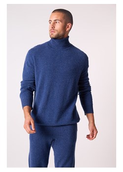 Perfect Cashmere Kaszmirowy golf &quot;Trevor&quot; w kolorze niebieskim ze sklepu Limango Polska w kategorii Swetry męskie - zdjęcie 187718763