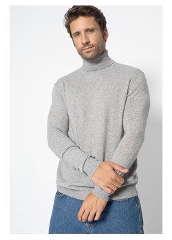 Perfect Cashmere Kaszmirowy golf &quot;Trevor&quot; w kolorze jasnoszarym ze sklepu Limango Polska w kategorii Swetry męskie - zdjęcie 187718791