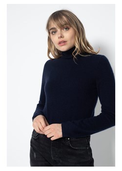 Perfect Cashmere Kaszmirowy golf &quot;Ashley&quot; w kolorze granatowym ze sklepu Limango Polska w kategorii Swetry damskie - zdjęcie 187718914