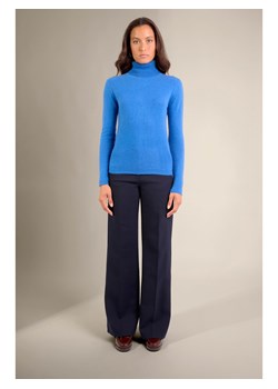 Perfect Cashmere Kaszmirowy golf w kolorze niebieskim ze sklepu Limango Polska w kategorii Swetry damskie - zdjęcie 187718974