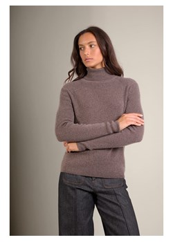 Perfect Cashmere Kaszmirowy golf &quot;Elly&quot; w kolorze szarobrązowym ze sklepu Limango Polska w kategorii Swetry damskie - zdjęcie 187719020