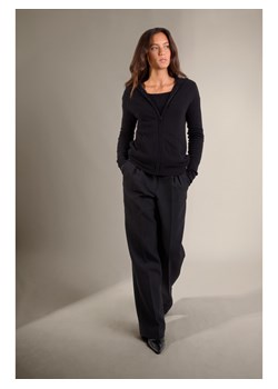Perfect Cashmere Kaszmirowy kardigan &quot;Emma&quot; w kolorze czarnym ze sklepu Limango Polska w kategorii Swetry damskie - zdjęcie 187719023