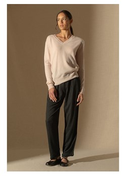 Perfect Cashmere Kaszmirowy sweter &quot;Kalie&quot; w kolorze kremowym ze sklepu Limango Polska w kategorii Swetry damskie - zdjęcie 187719130