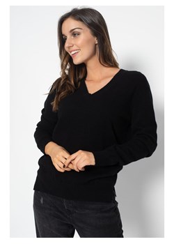 Perfect Cashmere Kaszmirowy sweter &quot;Kalie&quot; w kolorze czarnym ze sklepu Limango Polska w kategorii Swetry damskie - zdjęcie 187719144
