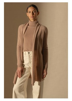 Perfect Cashmere Kaszmirowy kardigan w kolorze beżowym ze sklepu Limango Polska w kategorii Swetry damskie - zdjęcie 187719160