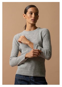 Perfect Cashmere Kaszmirowy sweter &quot;Kylie&quot; w kolorze jasnoszarym ze sklepu Limango Polska w kategorii Swetry damskie - zdjęcie 187719173