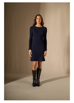 Perfect Cashmere Kaszmirowa sukienka w kolorze granatowym ze sklepu Limango Polska w kategorii Sukienki - zdjęcie 187719221