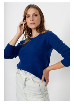 Perfect Cashmere Kaszmirowy sweter &quot;Marya&quot; w kolorze niebieskim ze sklepu Limango Polska w kategorii Swetry damskie - zdjęcie 187719270