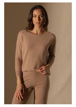Perfect Cashmere Kaszmirowy sweter &quot;Molly&quot; w kolorze jasnobrązowym ze sklepu Limango Polska w kategorii Swetry damskie - zdjęcie 187719361