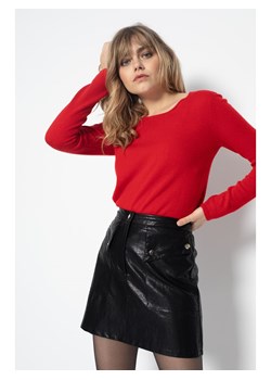 Perfect Cashmere Kaszmirowy sweter &quot;Oprah&quot; w kolorze czerwonym ze sklepu Limango Polska w kategorii Swetry damskie - zdjęcie 187719402