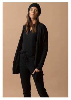 Perfect Cashmere Kaszmirowy kardigan &quot;Pearl&quot; w kolorze czarnym ze sklepu Limango Polska w kategorii Swetry damskie - zdjęcie 187719432