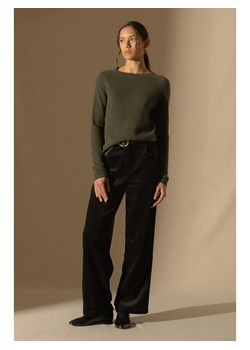 Perfect Cashmere Kaszmirowy sweter w kolorze khaki ze sklepu Limango Polska w kategorii Swetry damskie - zdjęcie 187719612
