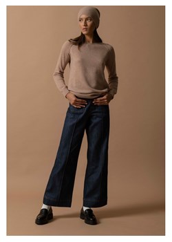 Perfect Cashmere Kaszmirowy sweter w kolorze beżowym ze sklepu Limango Polska w kategorii Swetry damskie - zdjęcie 187719681